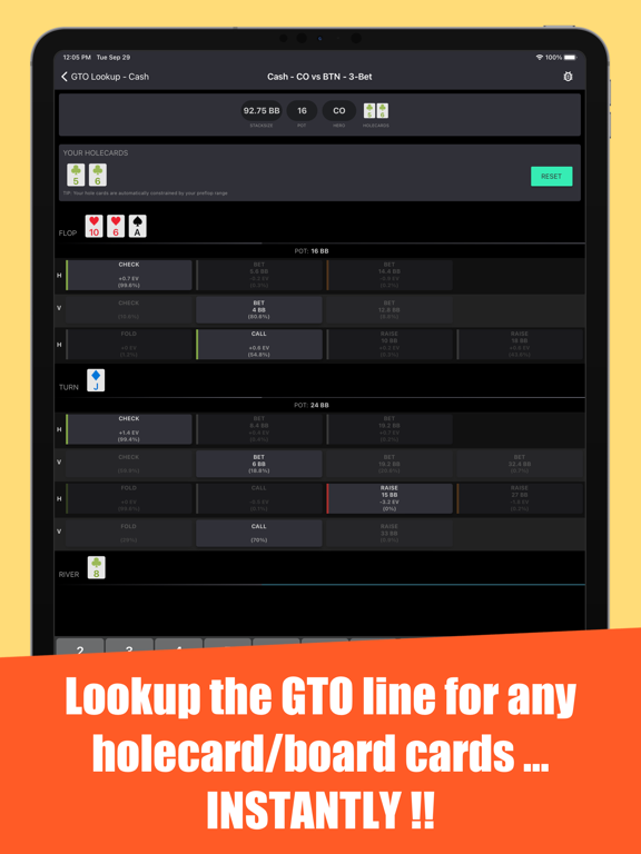 Screenshot #4 pour Poker Solver+ - GTO Lookup