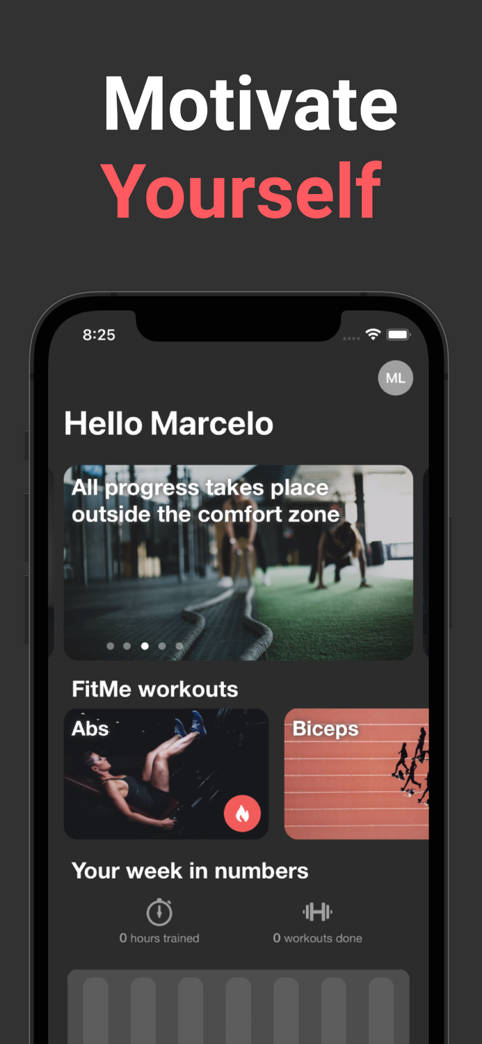 FitMe App - Gym planner