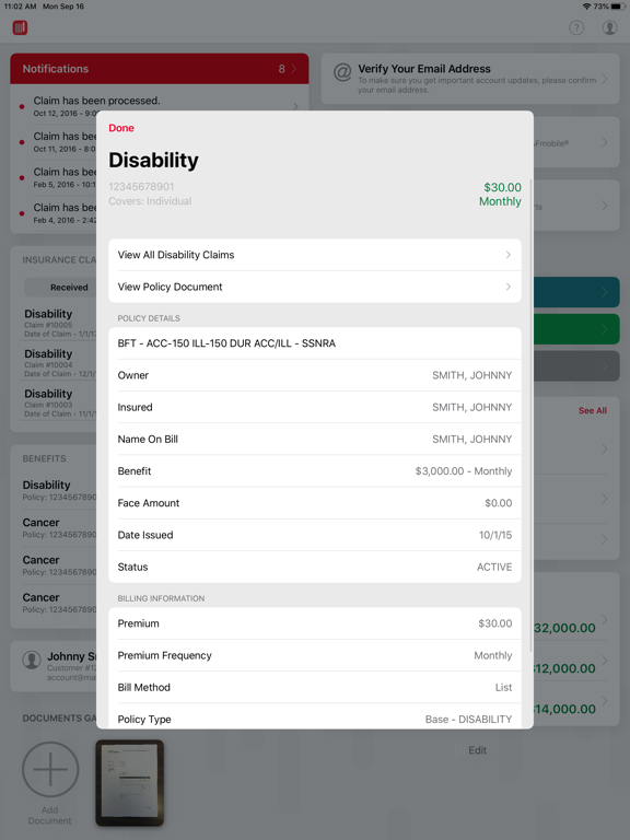 AFmobile® iPad screenshot 6 - Finance app