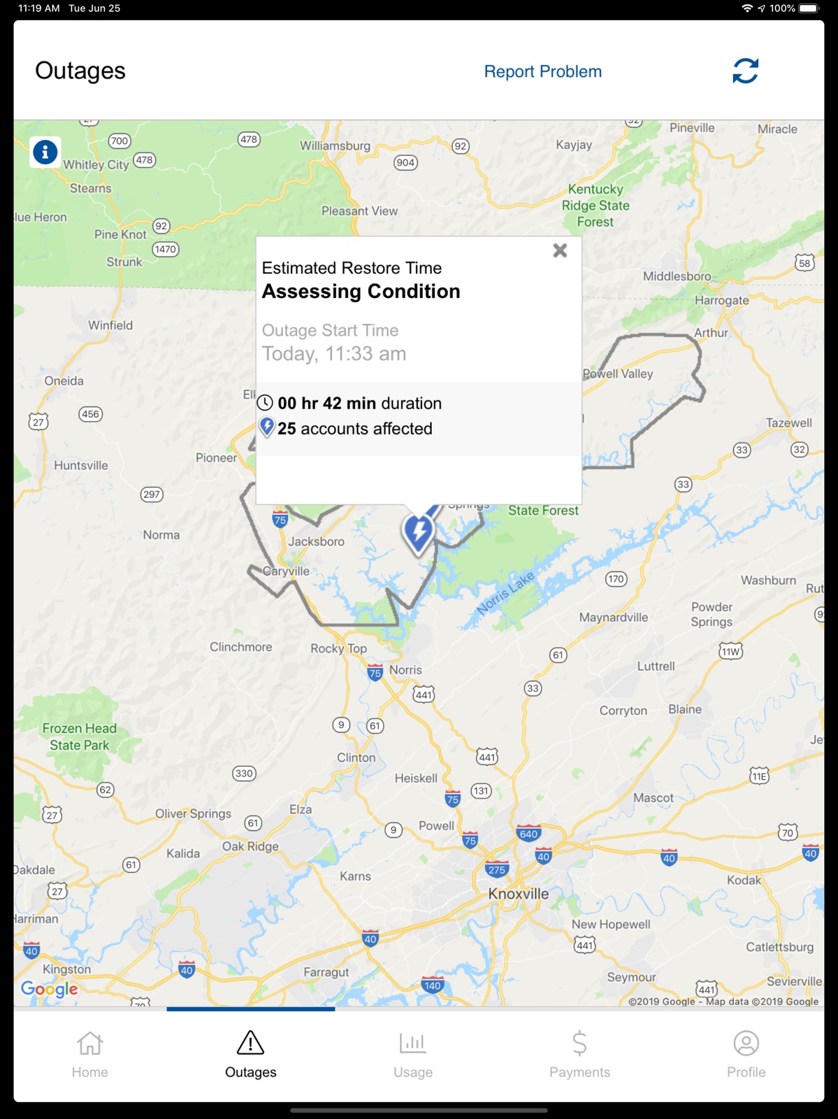 LaFollette Utilities ipad screenshot 4