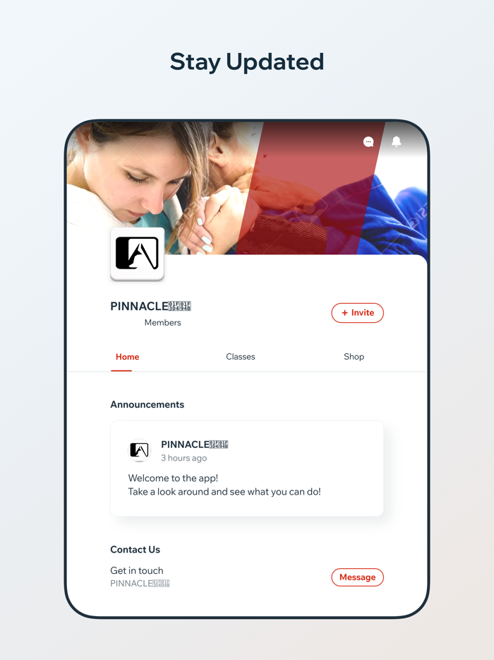 Pinnacle Martial Arts App