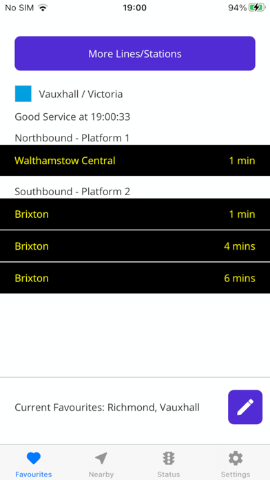 Next Tube Screenshot