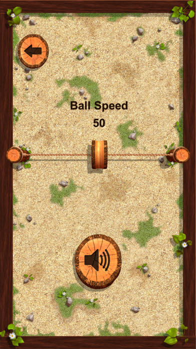 Ball and basket. Ball and wall Screenshot