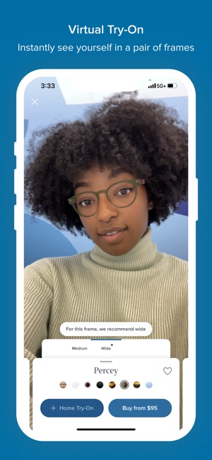 Warby Parker on the App Store