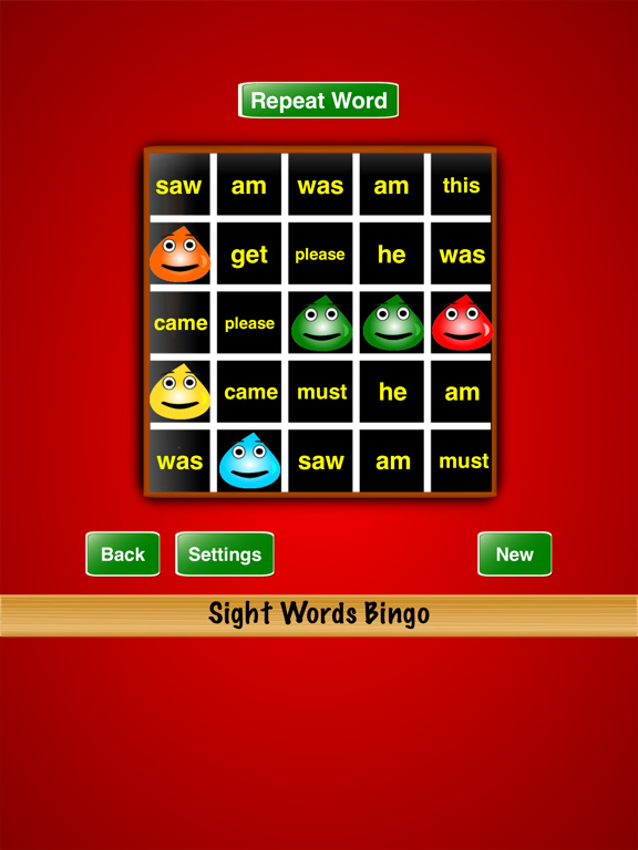 Screenshot #5 pour Sight Words Bingo