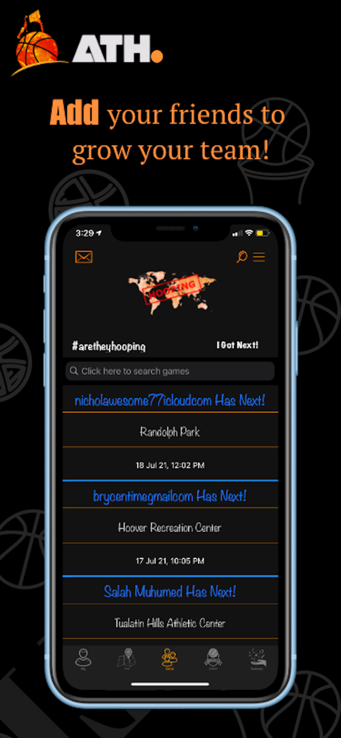 ATH - Pickup Basketball App