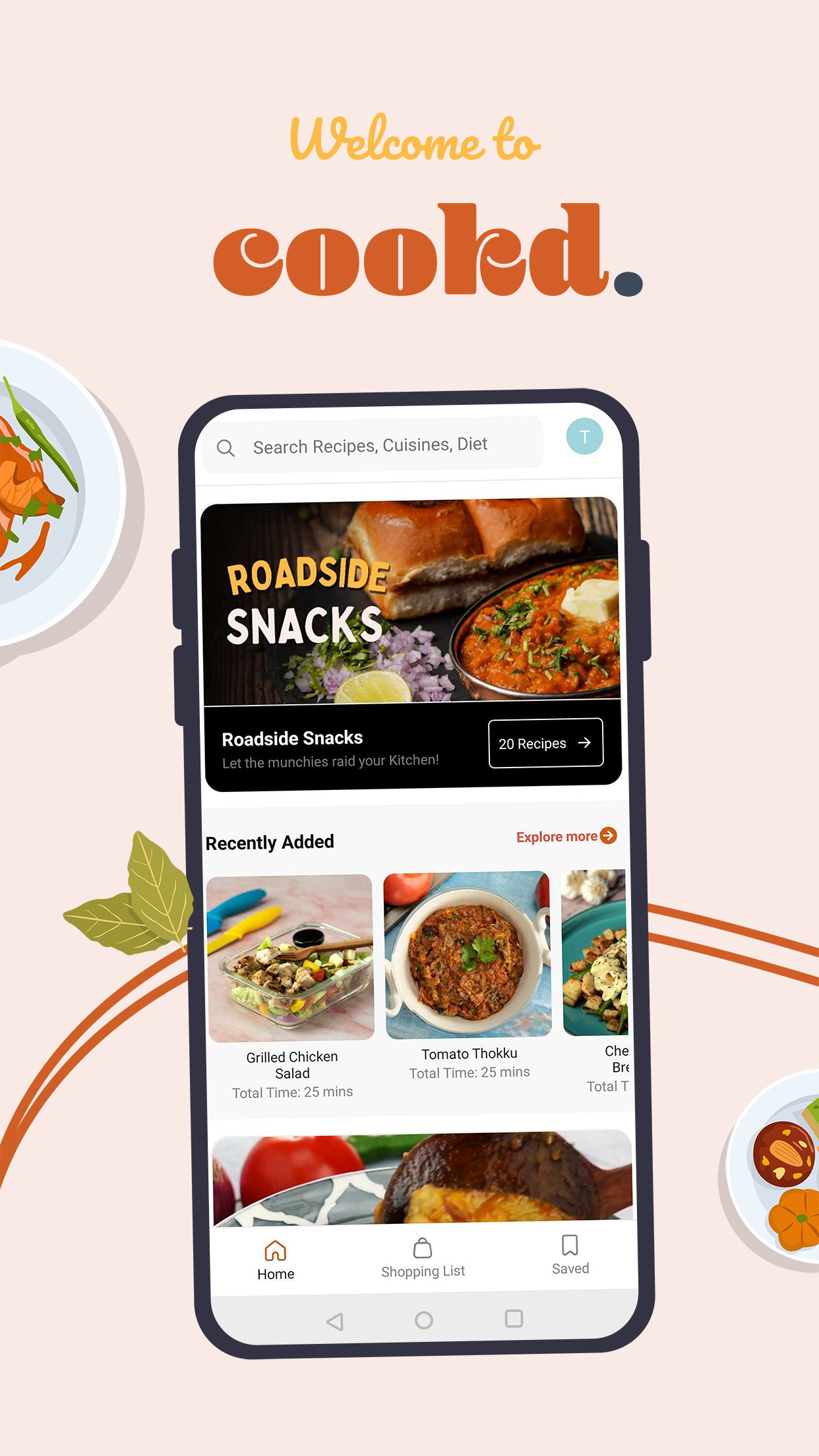 Cookd: Recipe, Grocery Planner