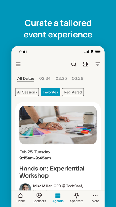 Hexagon Events Screenshot