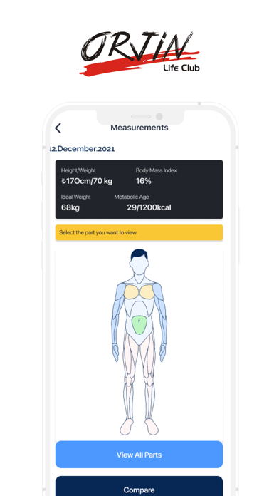 Orjin Fitness Screenshot