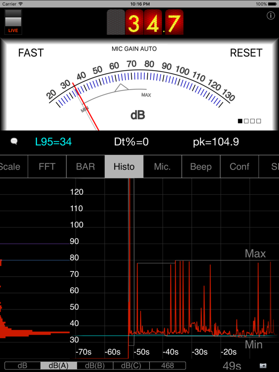 SPLnFFT Noise Meterのおすすめ画像4