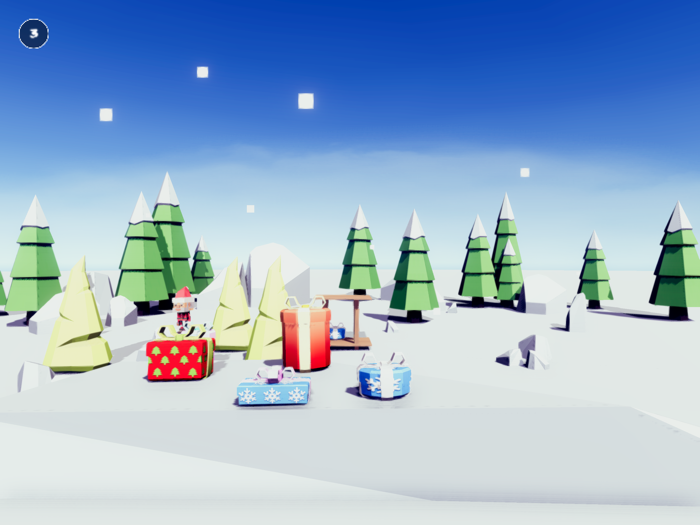 Santa Claus Snowball Fight