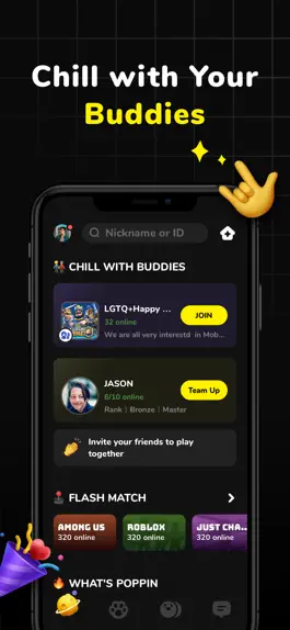 Game screenshot AmongChat - Voice Chat & Match apk