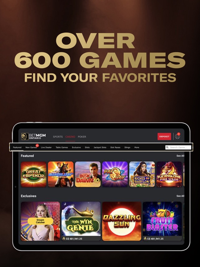 The 5 Best New Games at BetMGM Casino Ontario