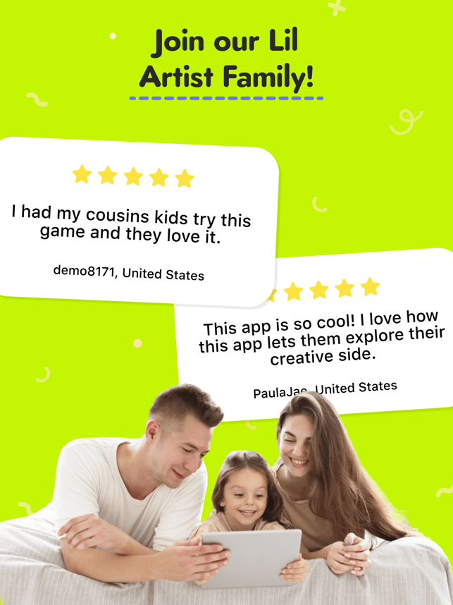 ‎Kids Learning games Lil Artist Screenshot