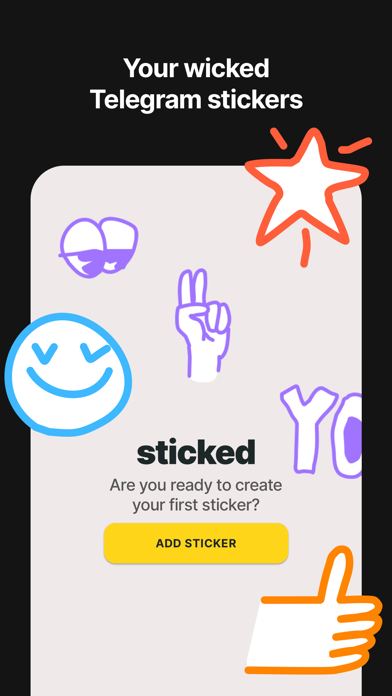 Sticked - Telegram stickersのおすすめ画像1