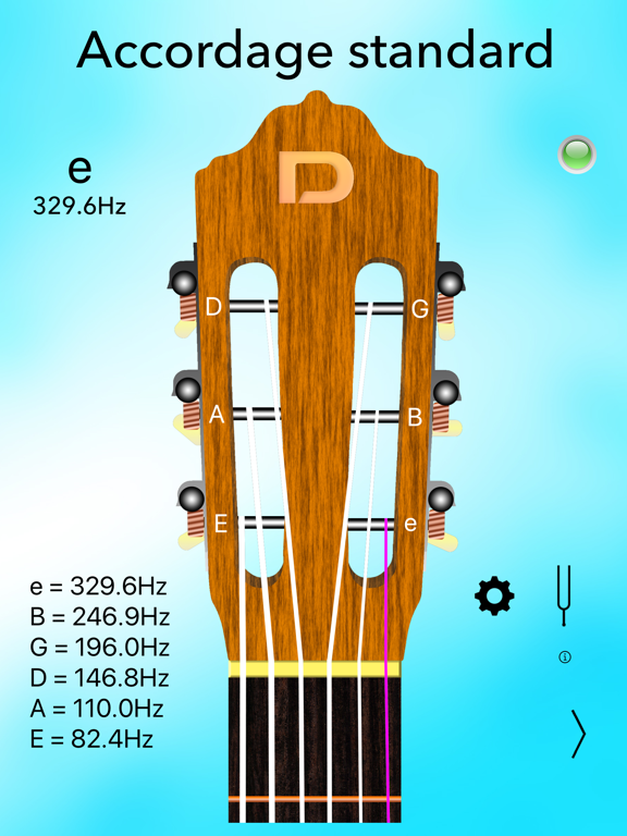 Screenshot #4 pour Accordeur Guitare Classique L