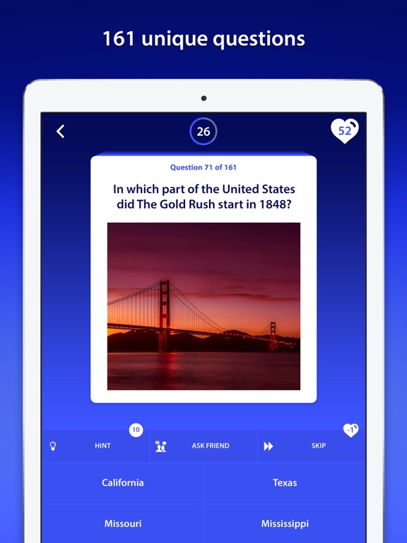 Screenshot #5 pour History Quiz USA