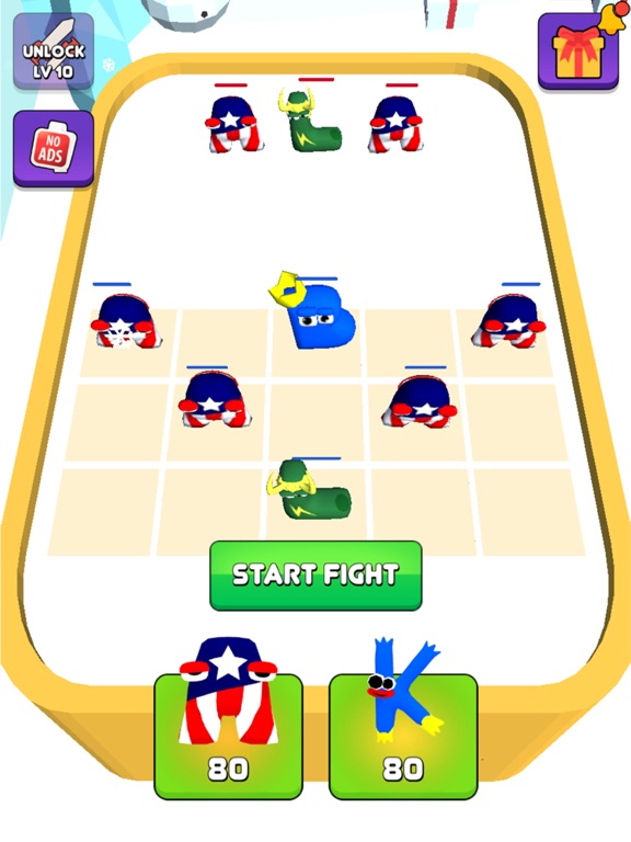 Screenshot #4 pour Alphabet Fusion Merge Monster