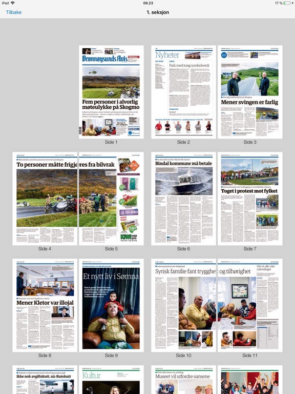 Brønnøysunds Avis eAvis iPad screenshot 4 - News app