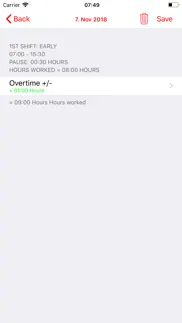 calendrier tableau de service iPhone Captures Décran 3