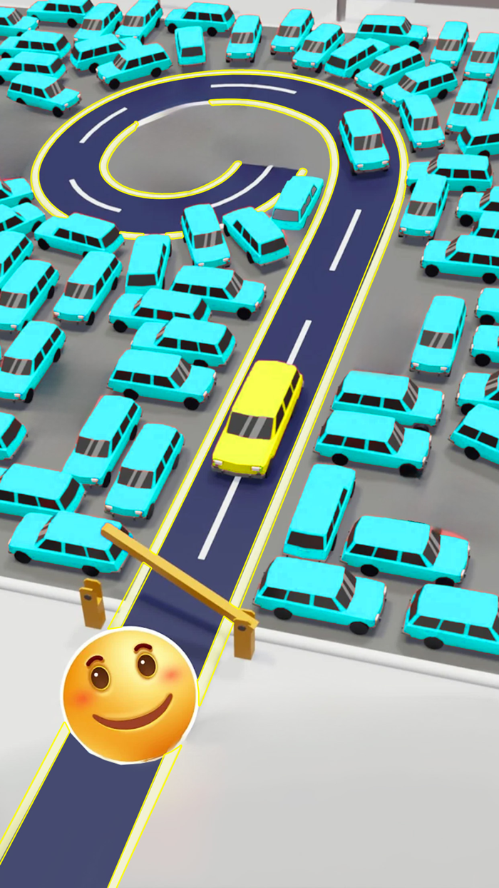 Car Parking Lot Traffic Jam