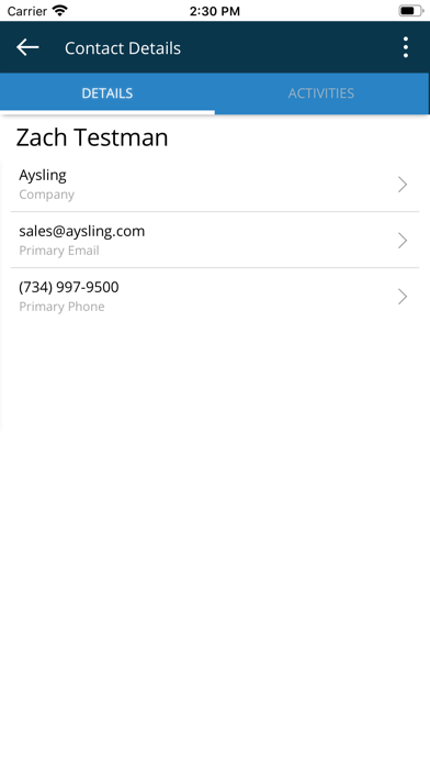Aysling Mobile iPhone screenshot 5 - Business app
