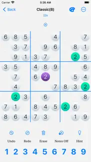 sudoku - classic to xv iphone screenshot 2