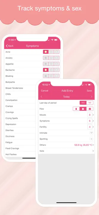 Period Log: Screenshot 3 von 5