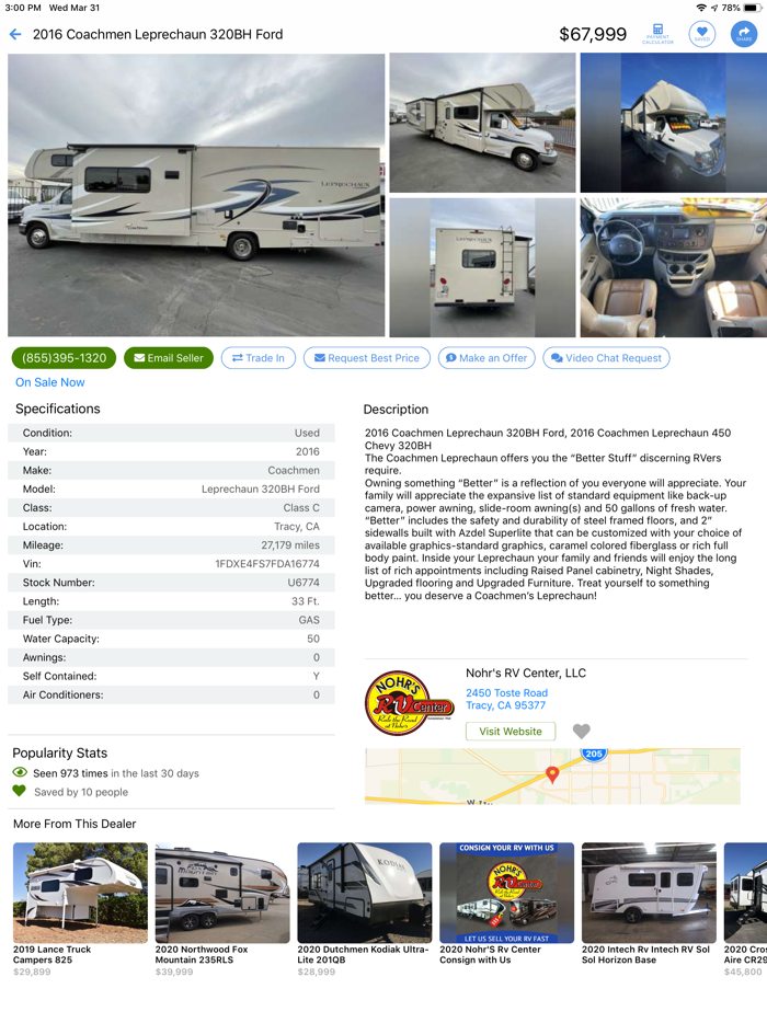 RV Trader Shop RVs