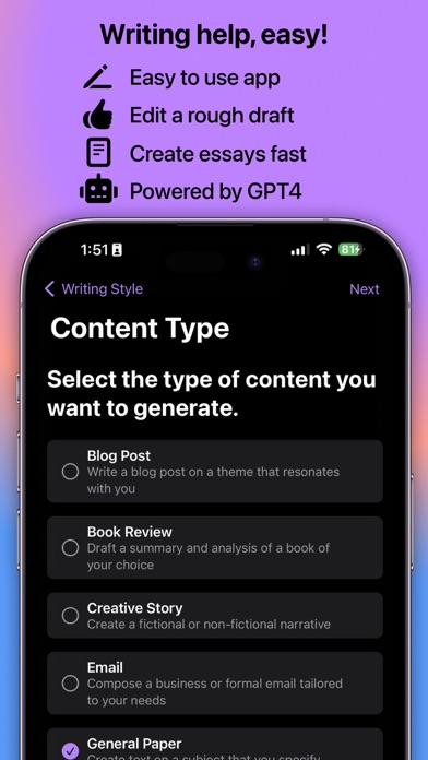 AI Essay Writer Pro Screenshot