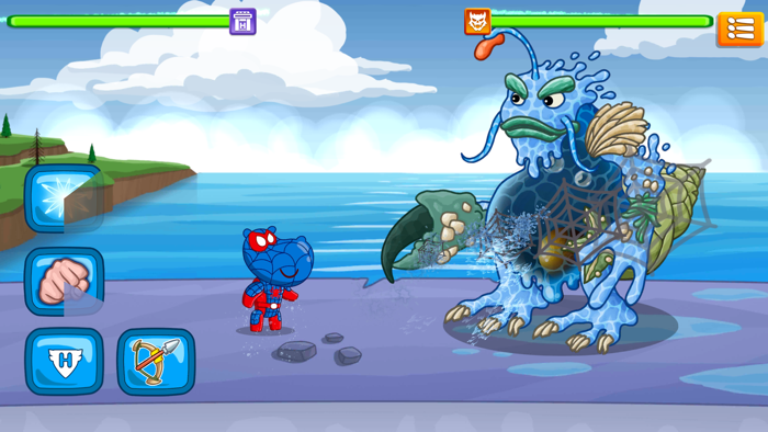 Hippo Superheroes Battle