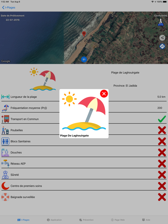 Iplages iPad screenshot 4 - Travel app