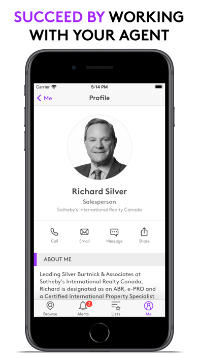 Listed Real Estate Screenshot