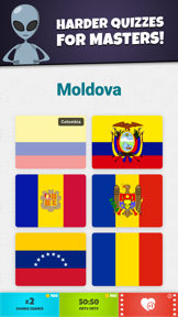 Flags 2: Map - Geography Quiz screenshot
