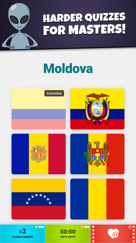 #6. Flags 2: Map - Geography Quiz (iOS) 由: gedev