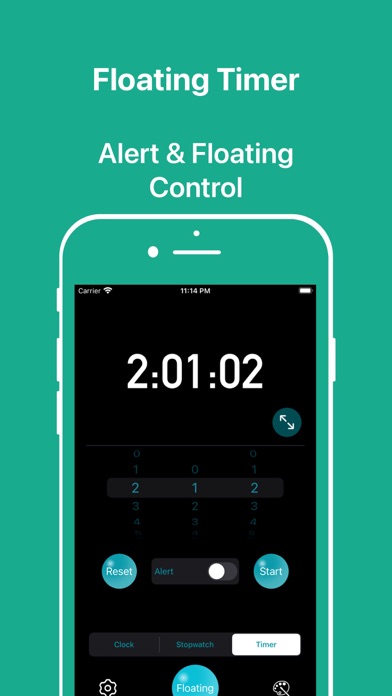 Floating Clock-Timer&Stopwatch Screenshot