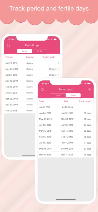 Period Log: Screenshot 5 von 5