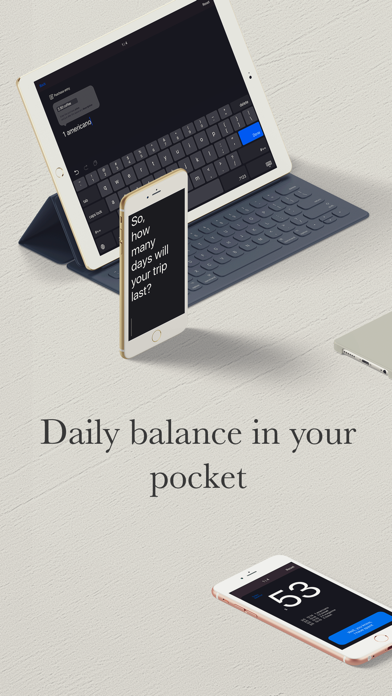 Today Balance -Travel Expenses Screenshot