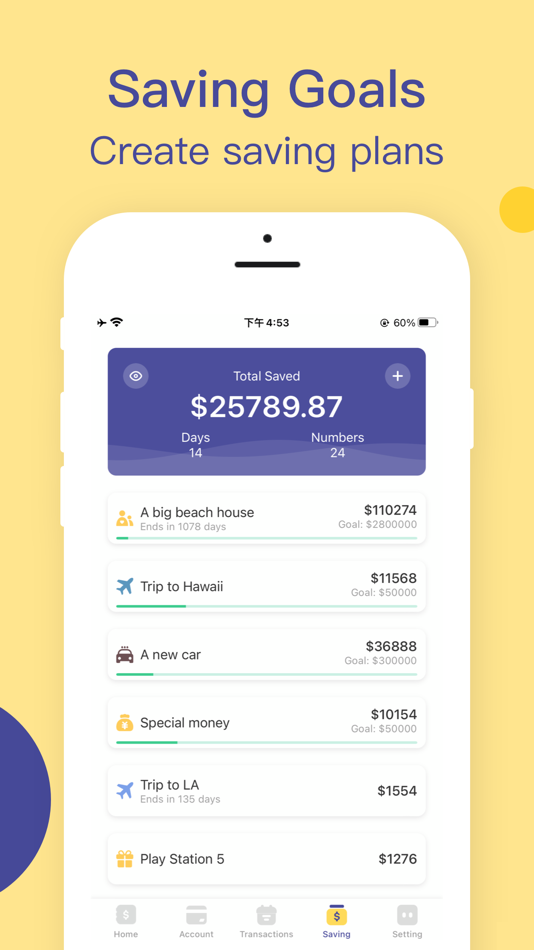 #5. Budget app - spending tracker (iOS) De: LightByte Co., Ltd.