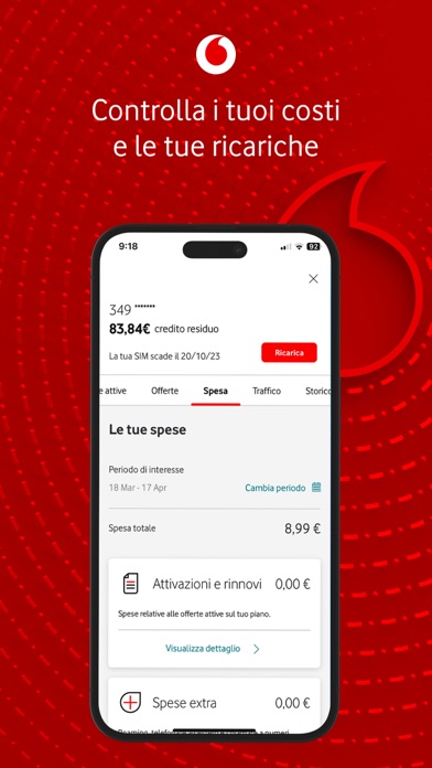 My Vodafone Italia Screenshot