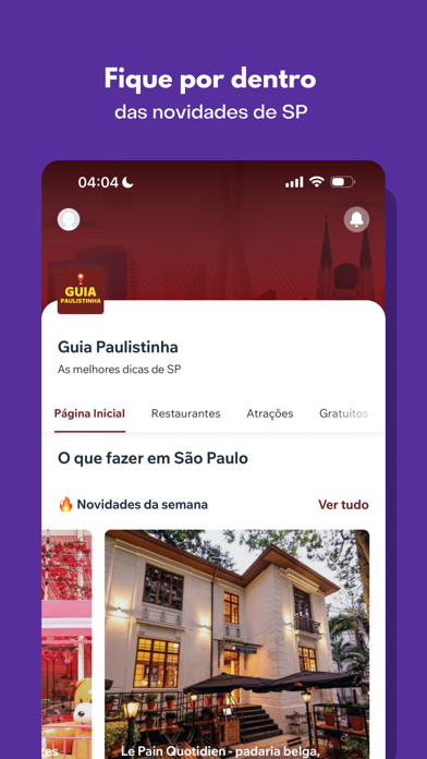 Guia Paulistinha - Dicas de SP Screenshot
