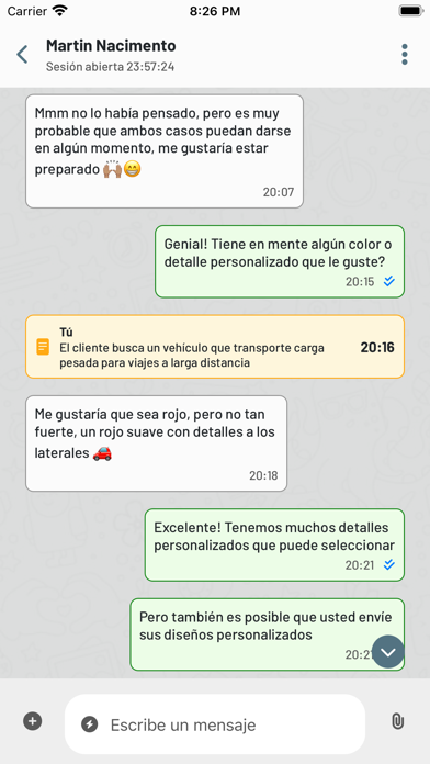 Motorflash Message Screenshot