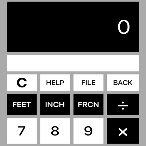 Construction Calculator - Feet iOS App