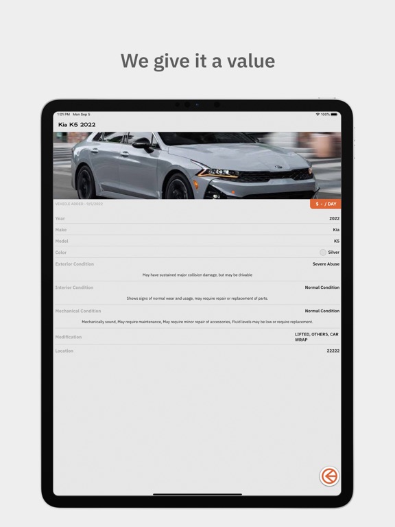 Revolution Picture Cars iPad screenshot 2 - Business app
