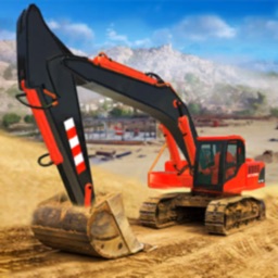 excavatrice de construction 3d