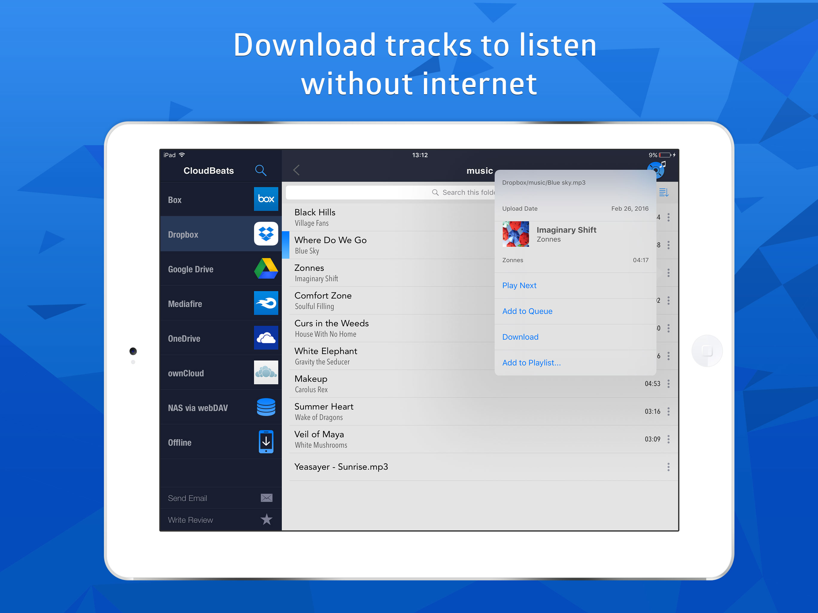 CloudBeats Offline Music