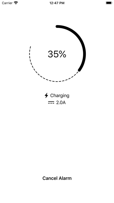 Battery Charge Alarm Screenshot