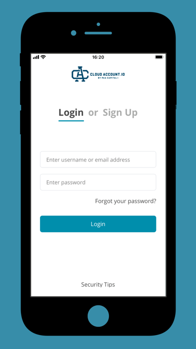 CloudAccount Screenshot