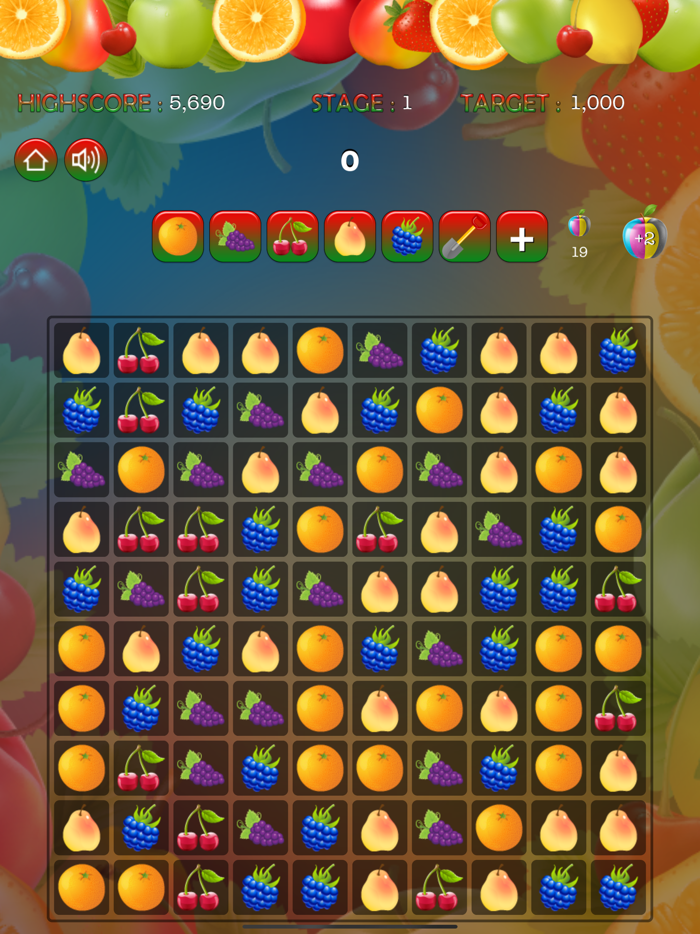 Pop Pop Fruit Puzzle