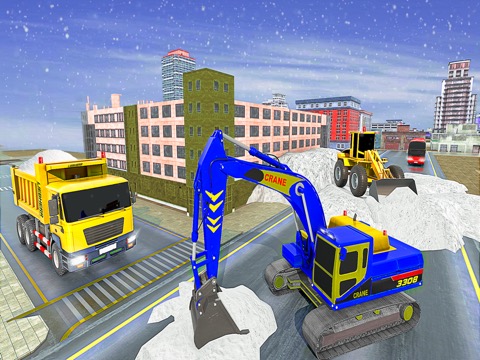 雪のオフロード建設ゲームのおすすめ画像5